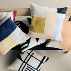 ferm LIVING Kelim kudde, Squares