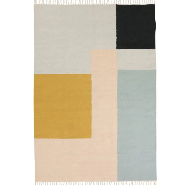 ferm LIVING Kelimmatta, Squares, 140 x 200 cm
