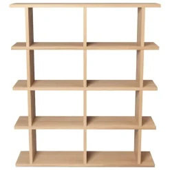 ferm LIVING Kona bokhylla 2x4, natur ek