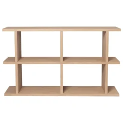 ferm LIVING Kona bokhylla 2x2, naturbetsad ek