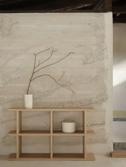 ferm LIVING Kona bokhylla 2x2, naturbetsad ek