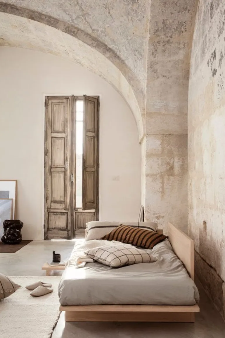 ferm LIVING Kona säng, naturlig ek