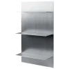 ferm LIVING Lager vägghylla, trippel, aluminium