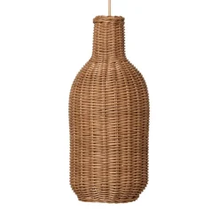 ferm LIVING Lampskärm Braided Bottle, naturlig