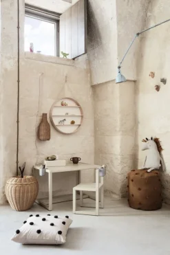 ferm LIVING Lampskärm Braided Bottle, naturlig