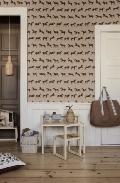 ferm LIVING Lampskärm Braided Bottle, naturlig