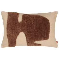 ferm LIVING Lay kudde, 40 x 60 cm, sand - bladtång