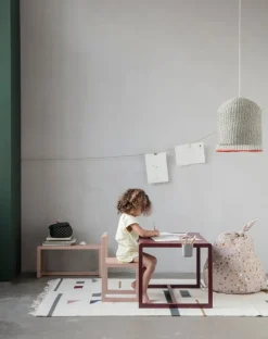 ferm LIVING Little Architect bänk, rosa