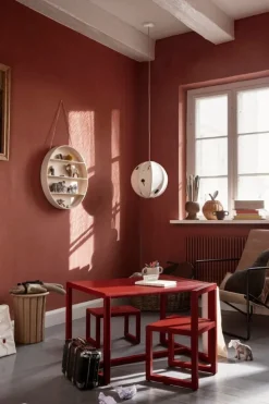 ferm LIVING Little Architect stol, vallmoröd