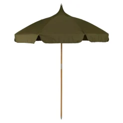 ferm LIVING Lull parasoll, bok - olivgrön