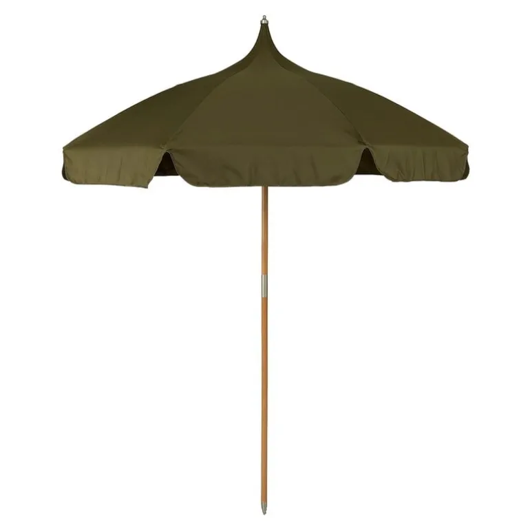 ferm LIVING Lull parasoll, bok - olivgrön