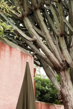 ferm LIVING Lull parasoll, bok - olivgrön