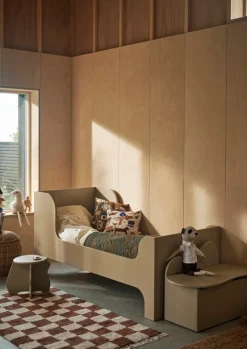 ferm LIVING Mara Washable matta, 150 x 80 cm, rost - varm sand