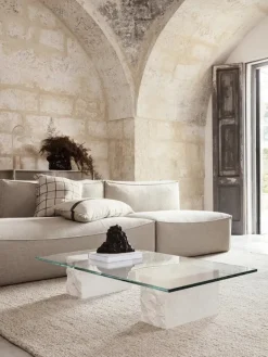 ferm LIVING Mineral soffbord, Bianco Curia