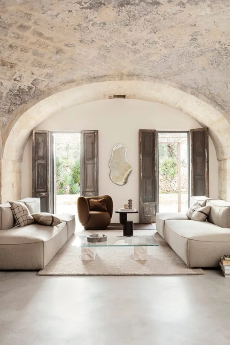 ferm LIVING Mineral soffbord, Bianco Curia