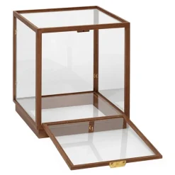 ferm LIVING Miru glasmonter, mörkbehandlad ek