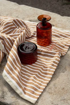 ferm LIVING Oli glas, lågt, 11 cl, bärnsten