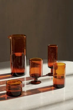 ferm LIVING Oli vinglas, 22 cl, bärnsten