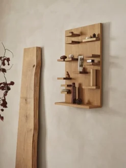 ferm LIVING Parade hylla, liten, oljad ek