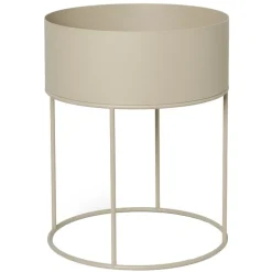 ferm LIVING Plant Box blomlåda, rund, cashmere