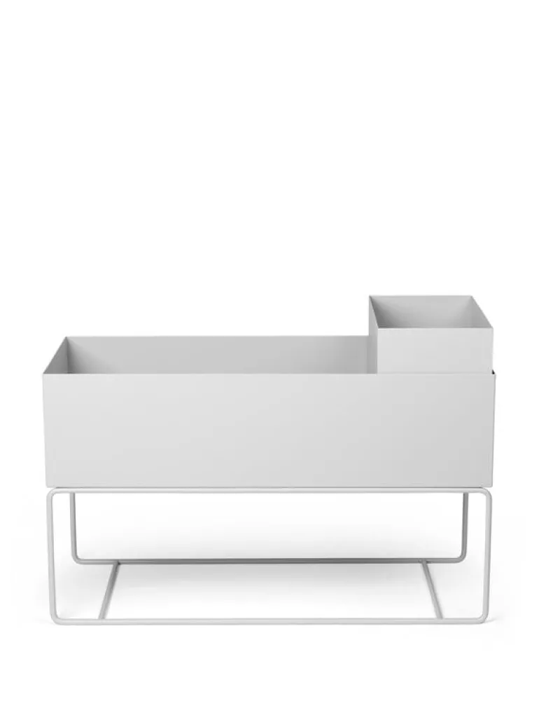 ferm LIVING Plant Box, stor, ljusgrå