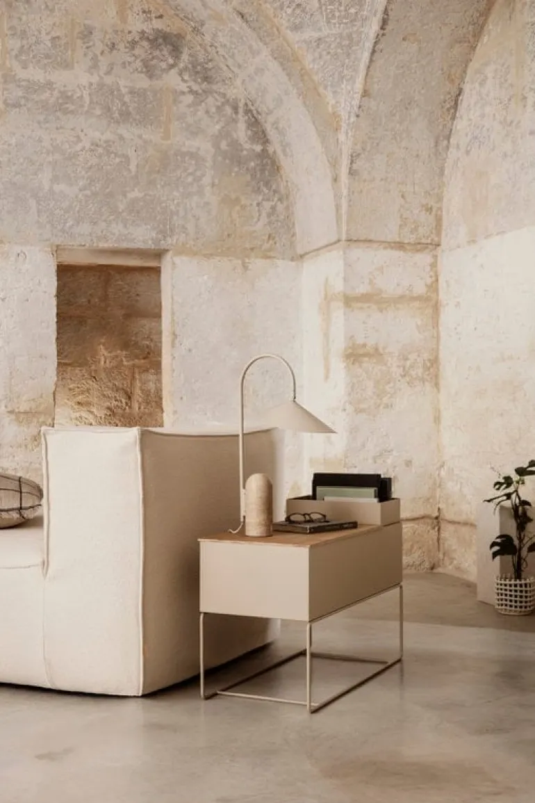 ferm LIVING Plant Box, stor, cashmere