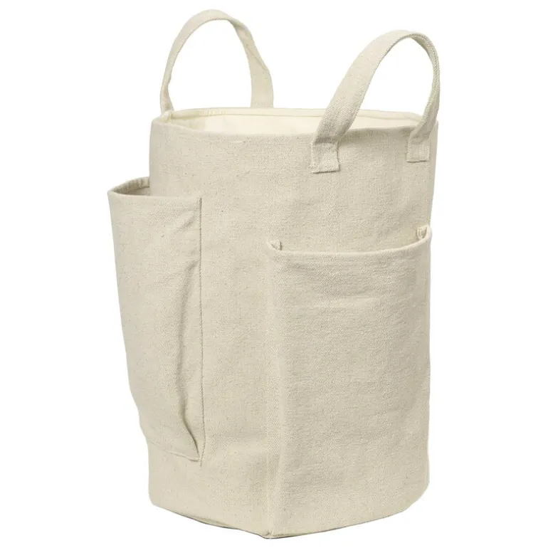 ferm LIVING Pocket förvaringsväska, naturvit