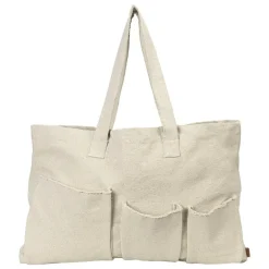 ferm LIVING Pocket weekendväska, naturvit