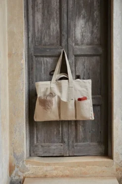 ferm LIVING Pocket weekendväska, naturvit