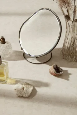 ferm LIVING Pond bordsspegel, mörk krom