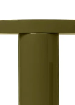 ferm LIVING Post soffbord, 65 cm, olivgrön
