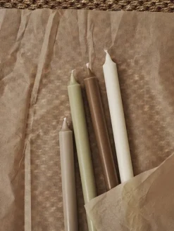 ferm LIVING Pure ljus, 4-pack, botanic blend