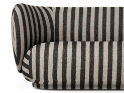 ferm LIVING Rico 3-sitssoffa, sand - svart, Louisiana