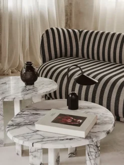 ferm LIVING Rico 3-sitssoffa, sand - svart, Louisiana