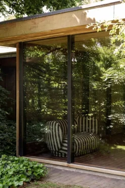 ferm LIVING Rico 2-sitssoffa, sand - svart, Louisiana