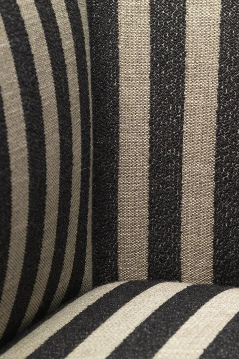 ferm LIVING Rico 2-sitssoffa, sand - svart, Louisiana