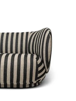 ferm LIVING Rico 2-sitssoffa, sand - svart, Louisiana