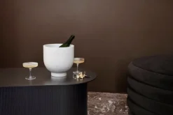 ferm LIVING Ripple champagneglas, 2-pack, ofärgad