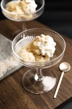 ferm LIVING Ripple champagneglas, 2-pack, ofärgad