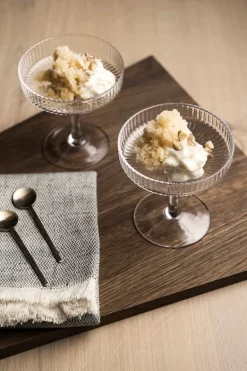 ferm LIVING Ripple champagneglas, 2-pack, ofärgad