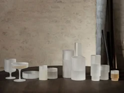 ferm LIVING Ripple dricksglas, 4 st., frostad