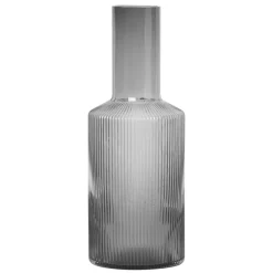 ferm LIVING Ripple karaff, smoked grey