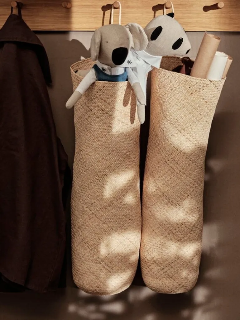 ferm LIVING Sato korg, lång, natur