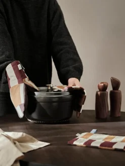 ferm LIVING Section grytlapp, set om 2, patchwork