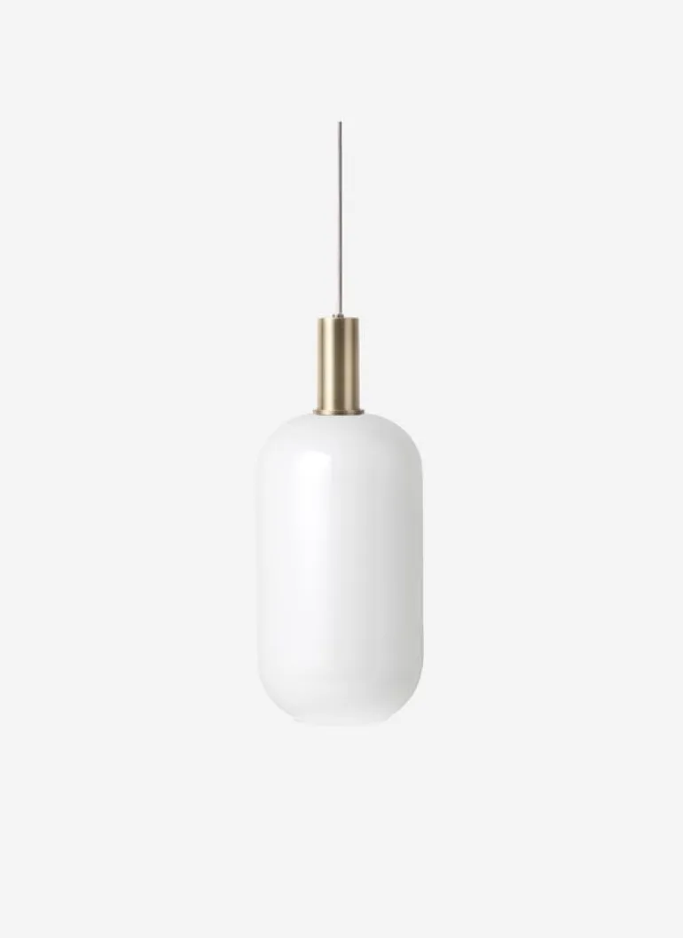 ferm LIVING Socket Pendant Low, mässing