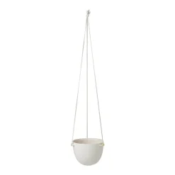ferm LIVING Speckle stor ampelkruka, off-white