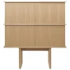 ferm LIVING Stilt sideboard, dubbel, naturbetsad ek