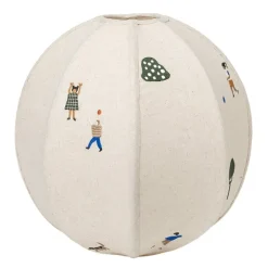 ferm LIVING The Park broderad lampskärm, off-white