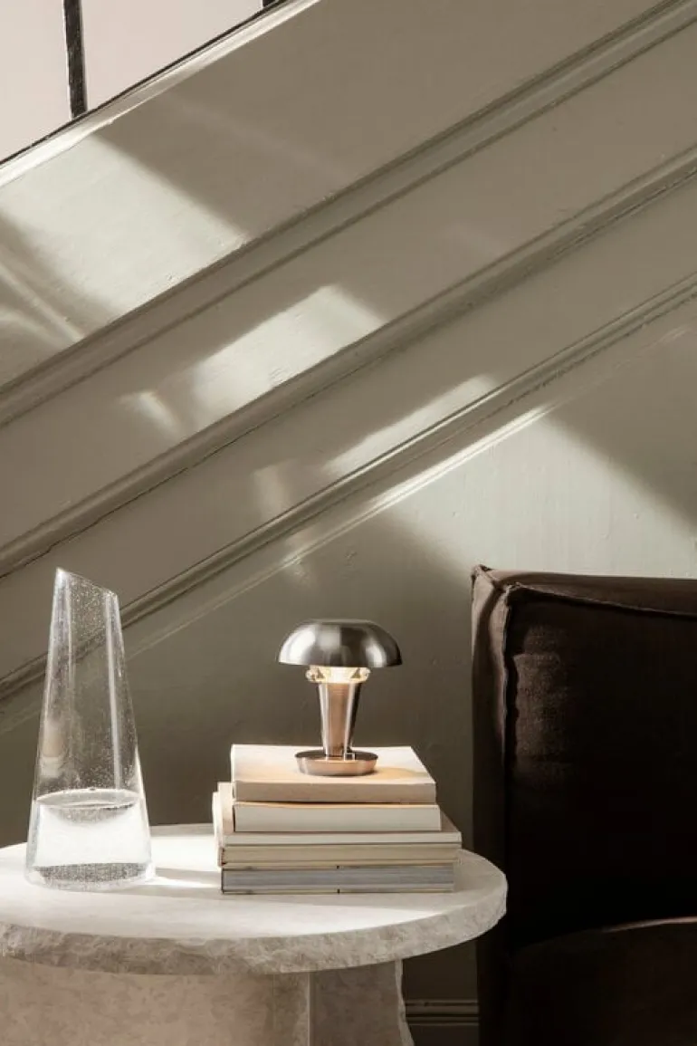 ferm LIVING Tiny bordslampa, låg, stål