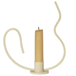 ferm LIVING Valse ljusstake, låg, kashmir